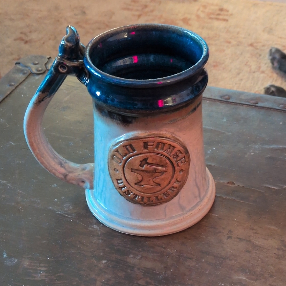 Blue and Tan Mug